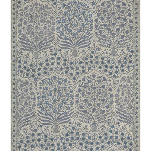 Lee Jofa Sameera Blue/Indigo Fabric | DecoratorsBest | DecoratorsBest