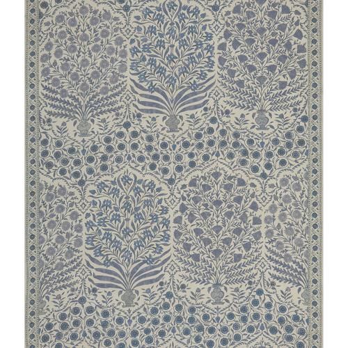 Lee Jofa Sameera Blue/Indigo Fabric | DecoratorsBest | DecoratorsBest