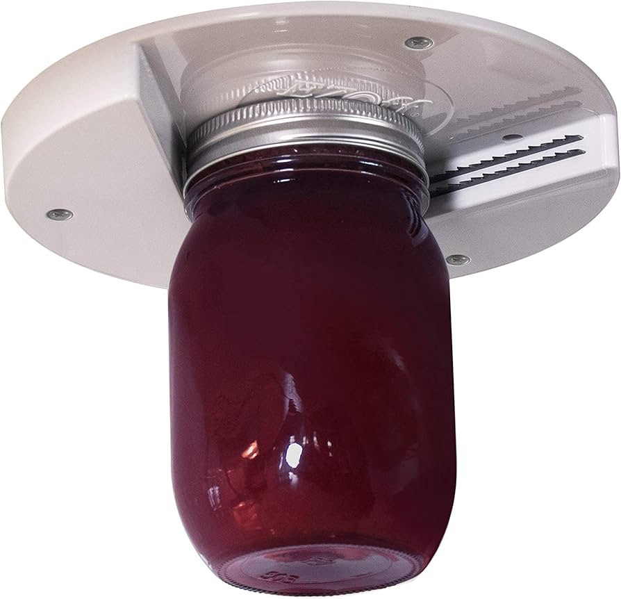EZ Off Jar Opener for Weak Hands - Under Cabinet, Easy Grip, One Handed Jar & Bottle Opener - Rem... | Amazon (US)