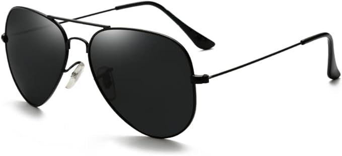 Bio-th Polarized Aviator Sunglasses for Women Men UV Protection Metal Mirror Frame | Amazon (US)