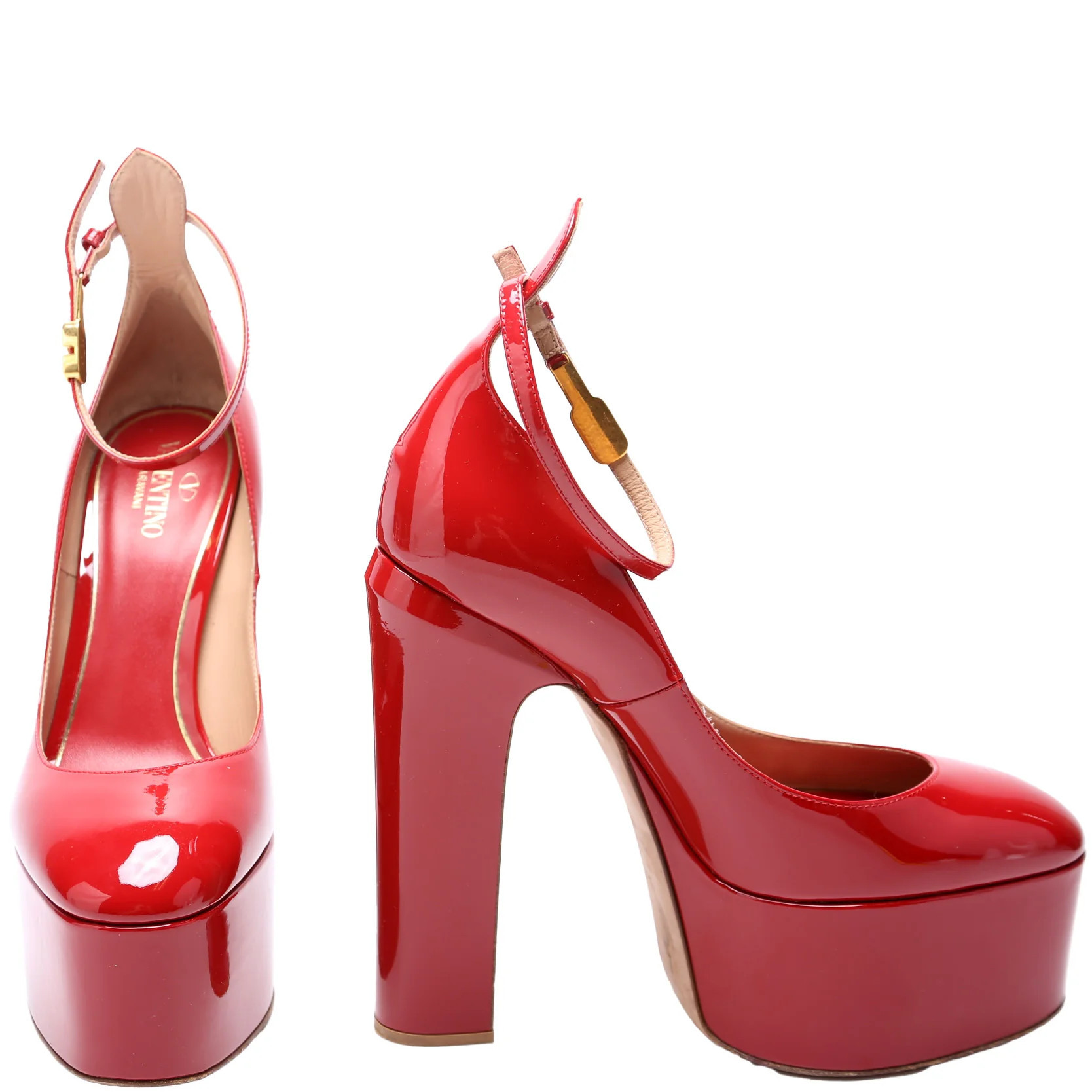 Tan-Go Platform Pumps Size 39.5 | Keeks Designer Handbags