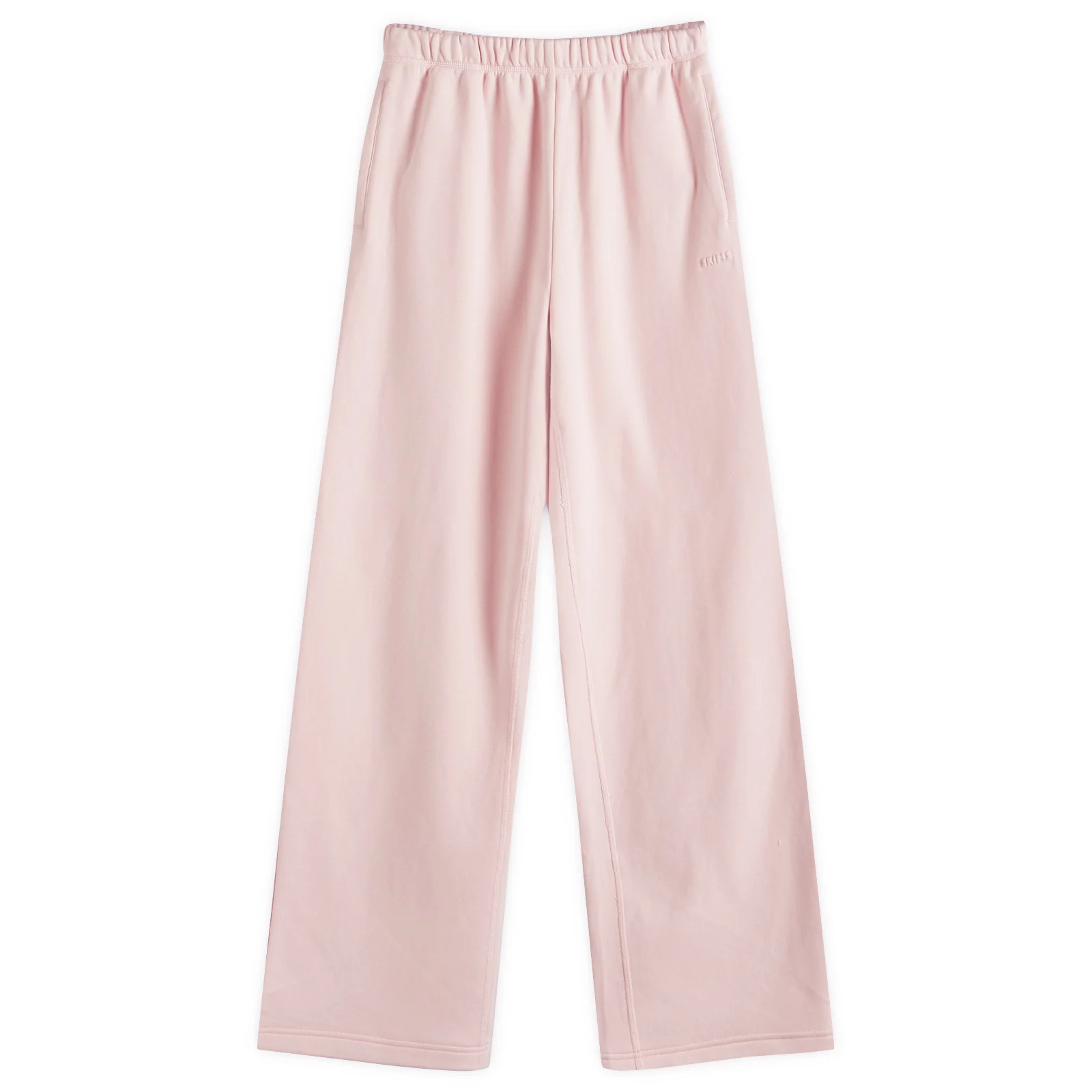 SKIMS Women's Cotton Fleece Classic Straight Leg Pant in Barely Pink, Size X-Large | END. Clothing
