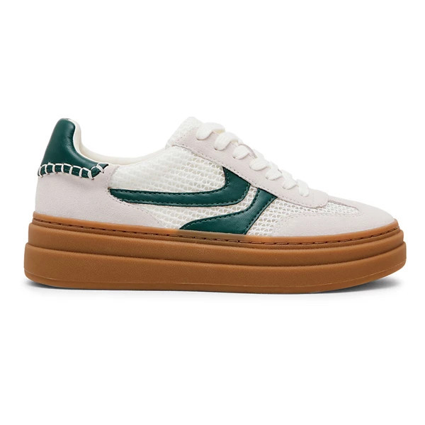 Women's Steve Madden Dodge Sneakers 8.5 Regular White/Green | Scheels