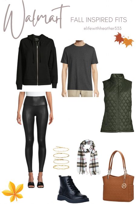 Walmart Fall Outfit Inspo

Time and Tru Women's Zip Up Hoodie - Black

George Lounge Tee - Black Soot

Time and Tru Women's and Plus
Diamond Quilt Vest - Olive Dusk

Super Soft Luxurious Classic
Cashmere Feel Winter Scarf

MKF Collection Women's Malika M
Signature Satchel by Mia K. - Tan

Madden NYC Women's Nappa Lace-up Moto Boots



#LTKSeasonal #LTKfit #LTKcurves