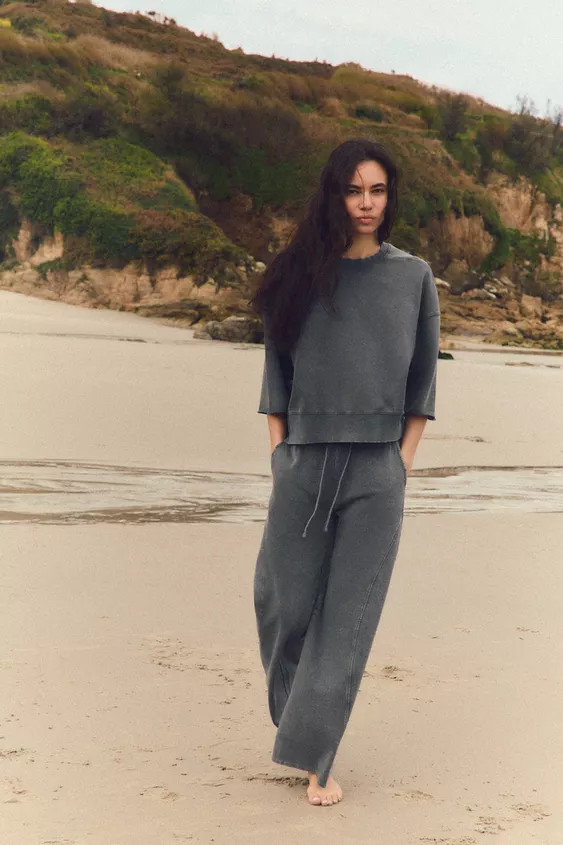 WASHED EFFECT PANTS | Zara US