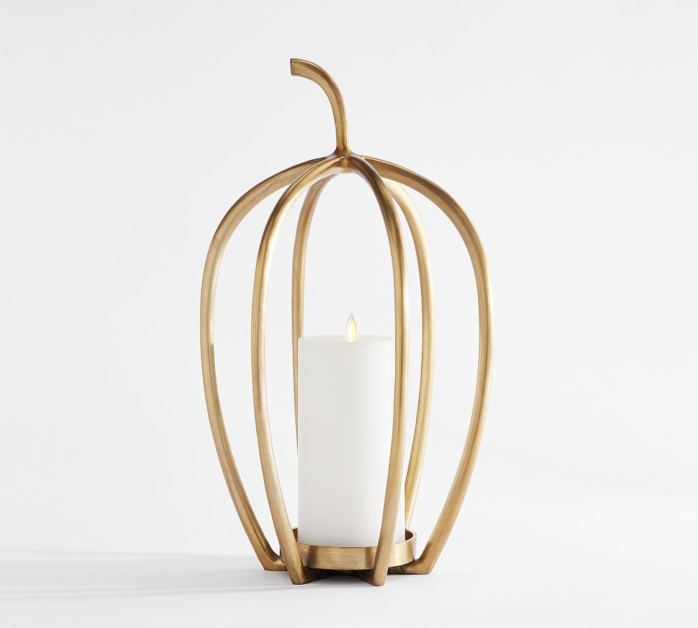 Handcrafted Fallon Pumpkin Candleholder | Pottery Barn (US)