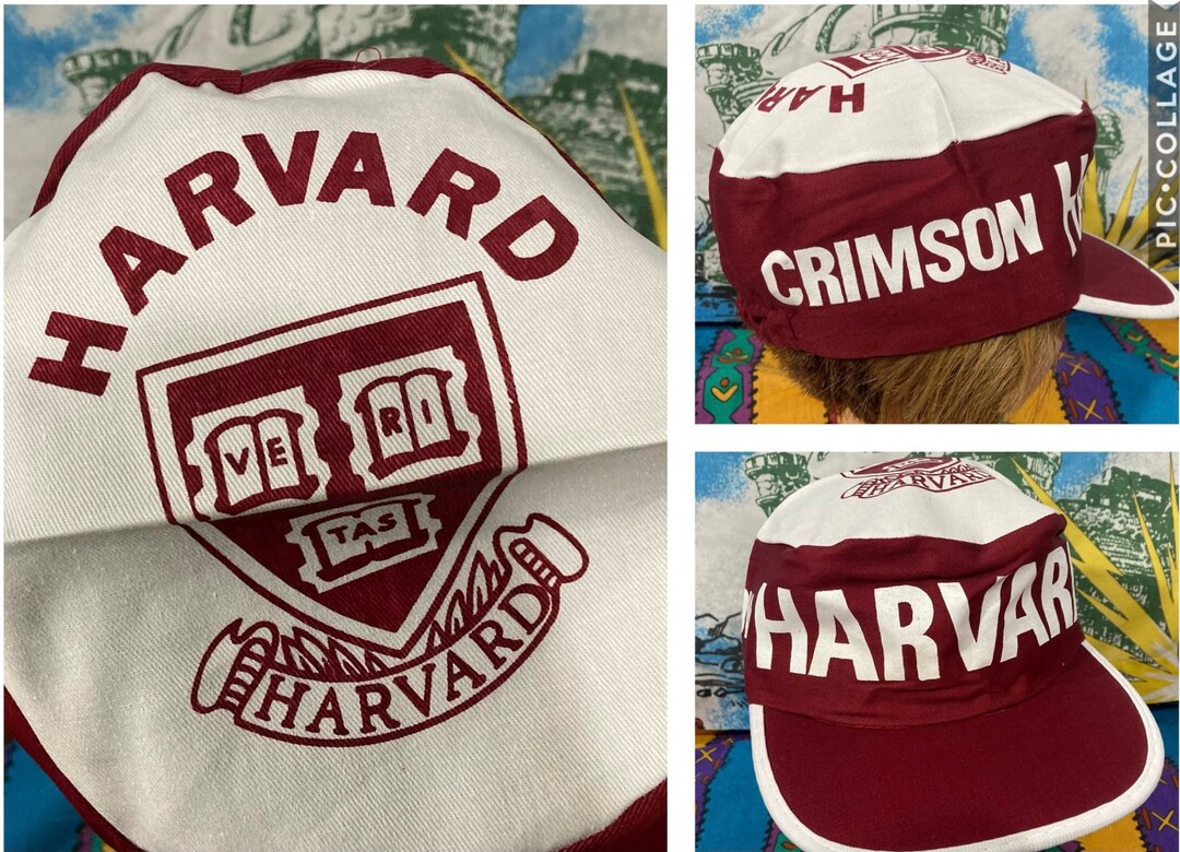 Vintage 1980s Harvard University Crimson PAINTERS CAP 80s - Etsy | Etsy (US)