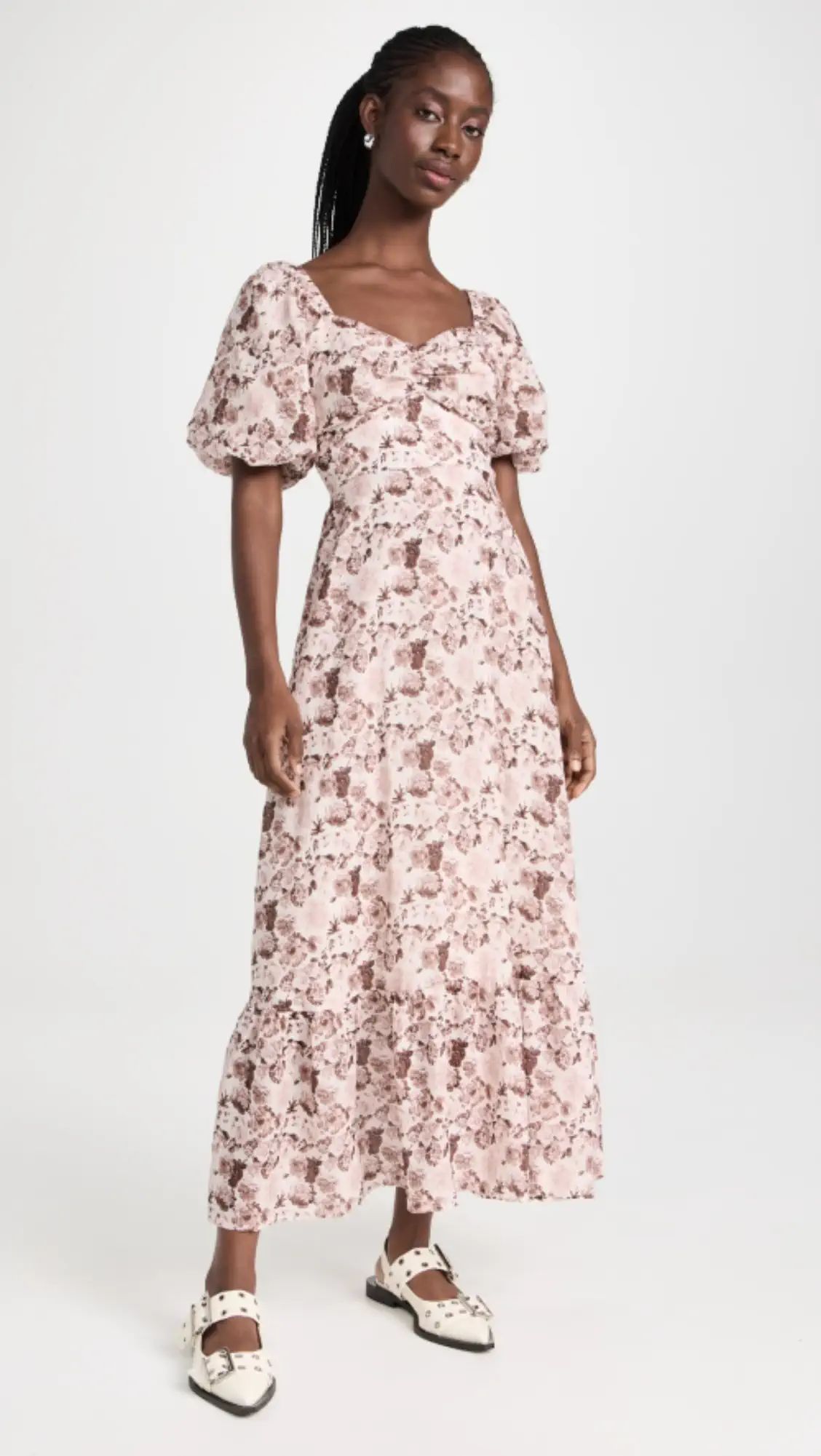 English Factory Linen Floral Maxi Dress | Shopbop | Shopbop