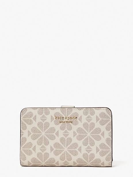 spade flower coated canvas compact wallet | Kate Spade (US)
