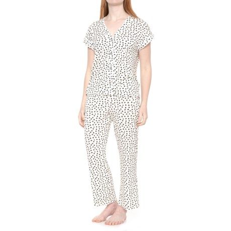 UGG AUSTRALIA EcoVero Addi Set II Pajamas - Short Sleeve (For Women) | Sierra