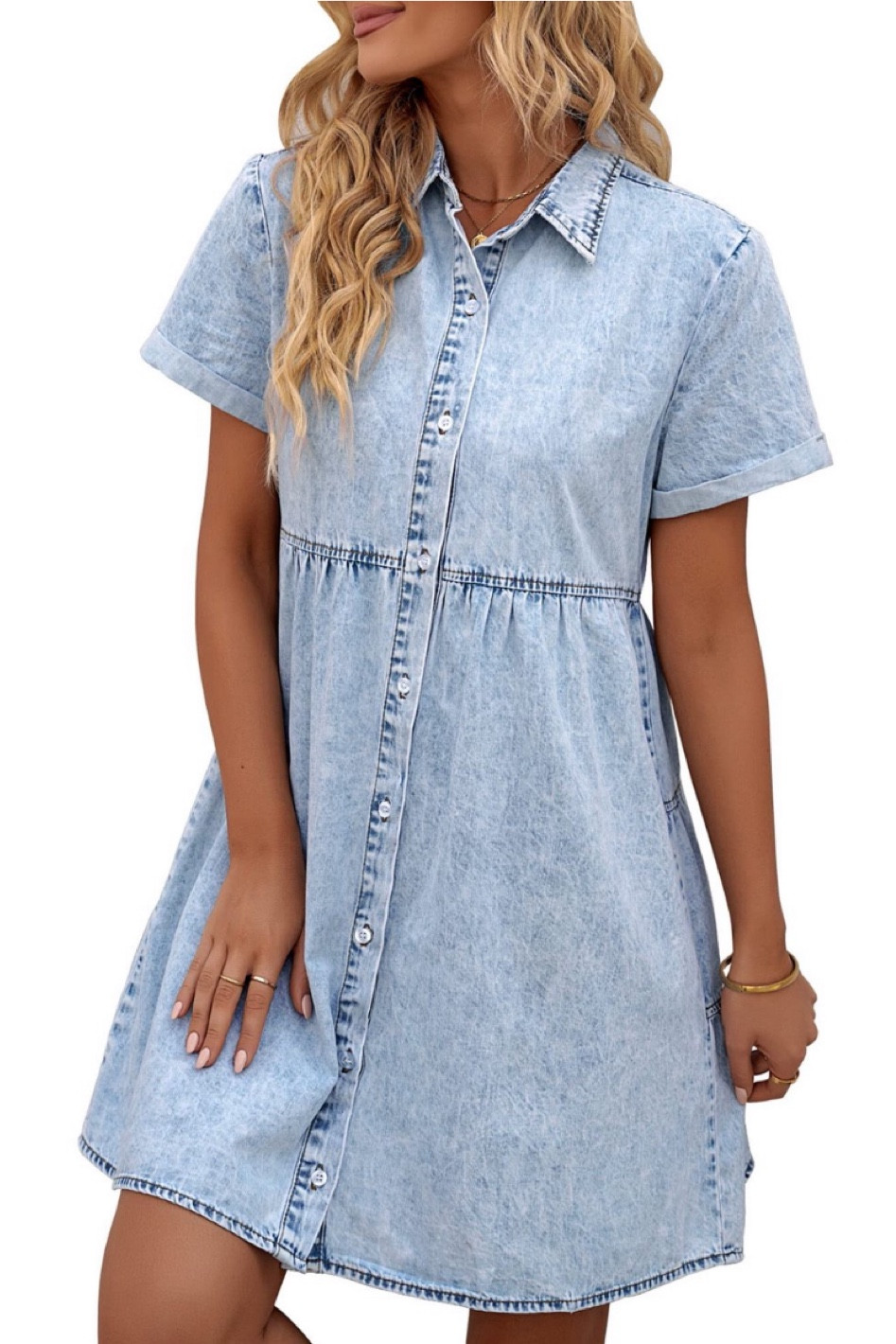 Okay, last denim dress for now 😁 this CUTE denim dress is less than $30! Pair with some cute sneakers, boots or booties and throw on a hat and you are fall ready! Super cute and affordable! 

#LTKSeasonal #LTKsalealert #LTKfamily