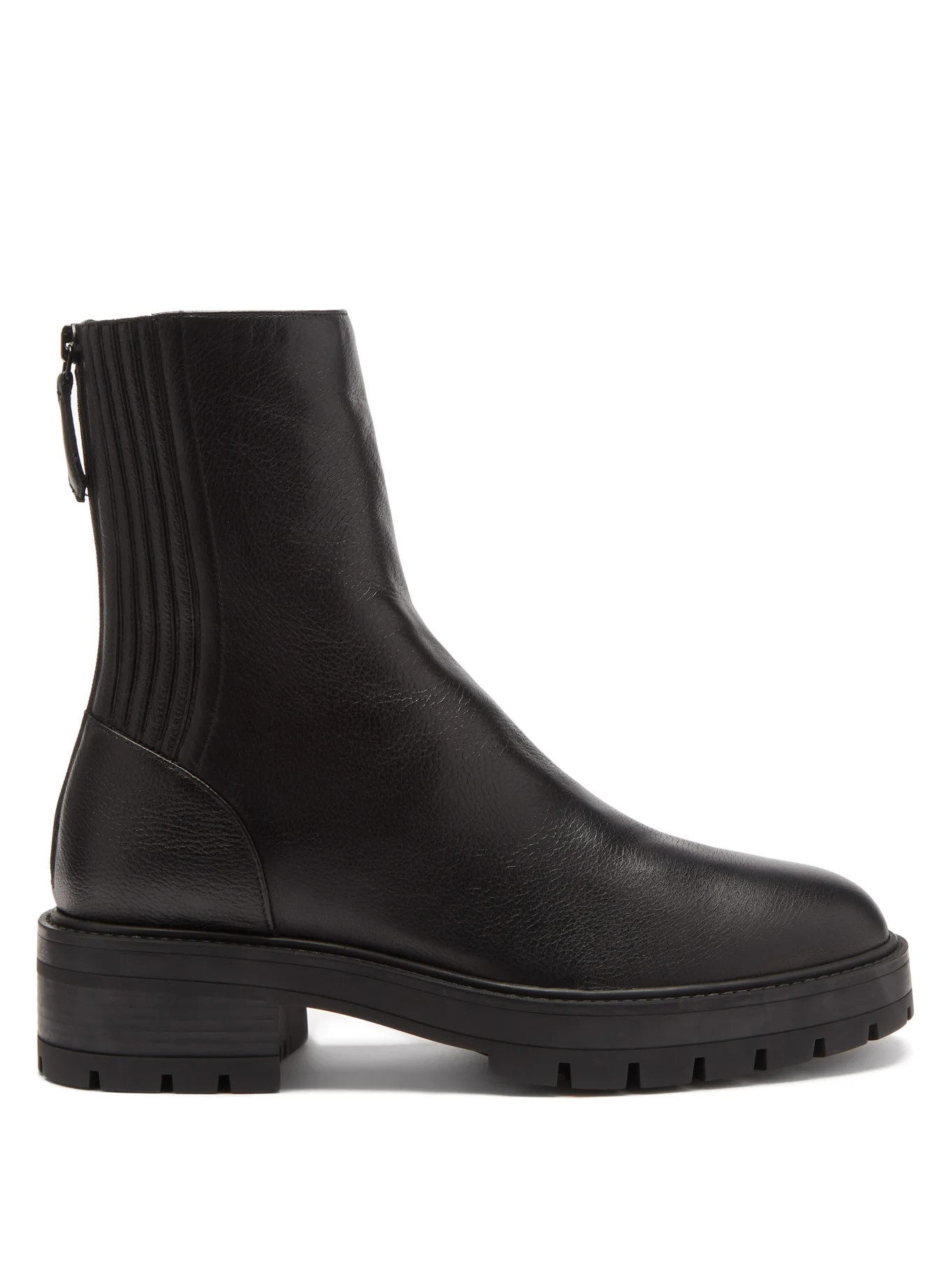 Saint Honoré grained-leather boots | Aquazzura | Matches (US)