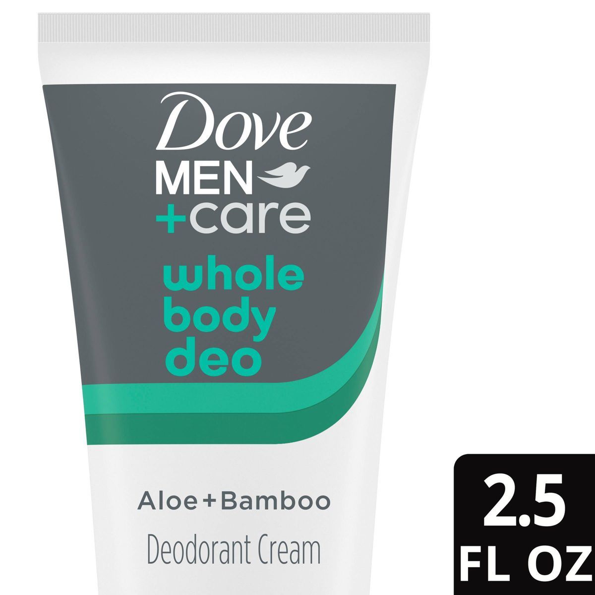 Dove Men+Care Aloe & Bamboo Whole Body Deodorant Cream - 2.5 fl oz | Target