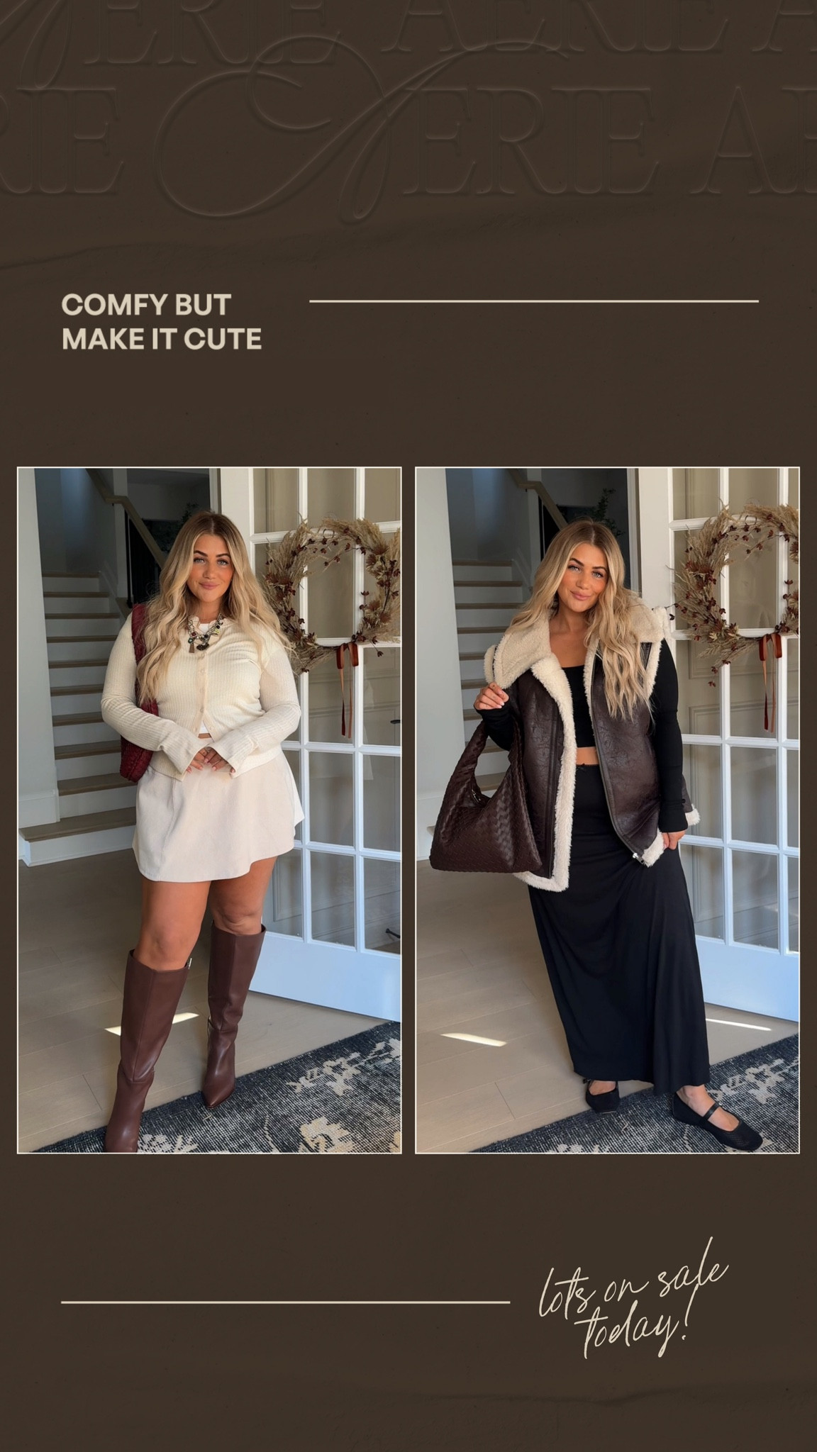 Recent aerie fits🤎 wearing large in tops & xl in bottoms #sale #aerie #fall 

#LTKSaleAlert #LTKHoliday #LTKMidsize