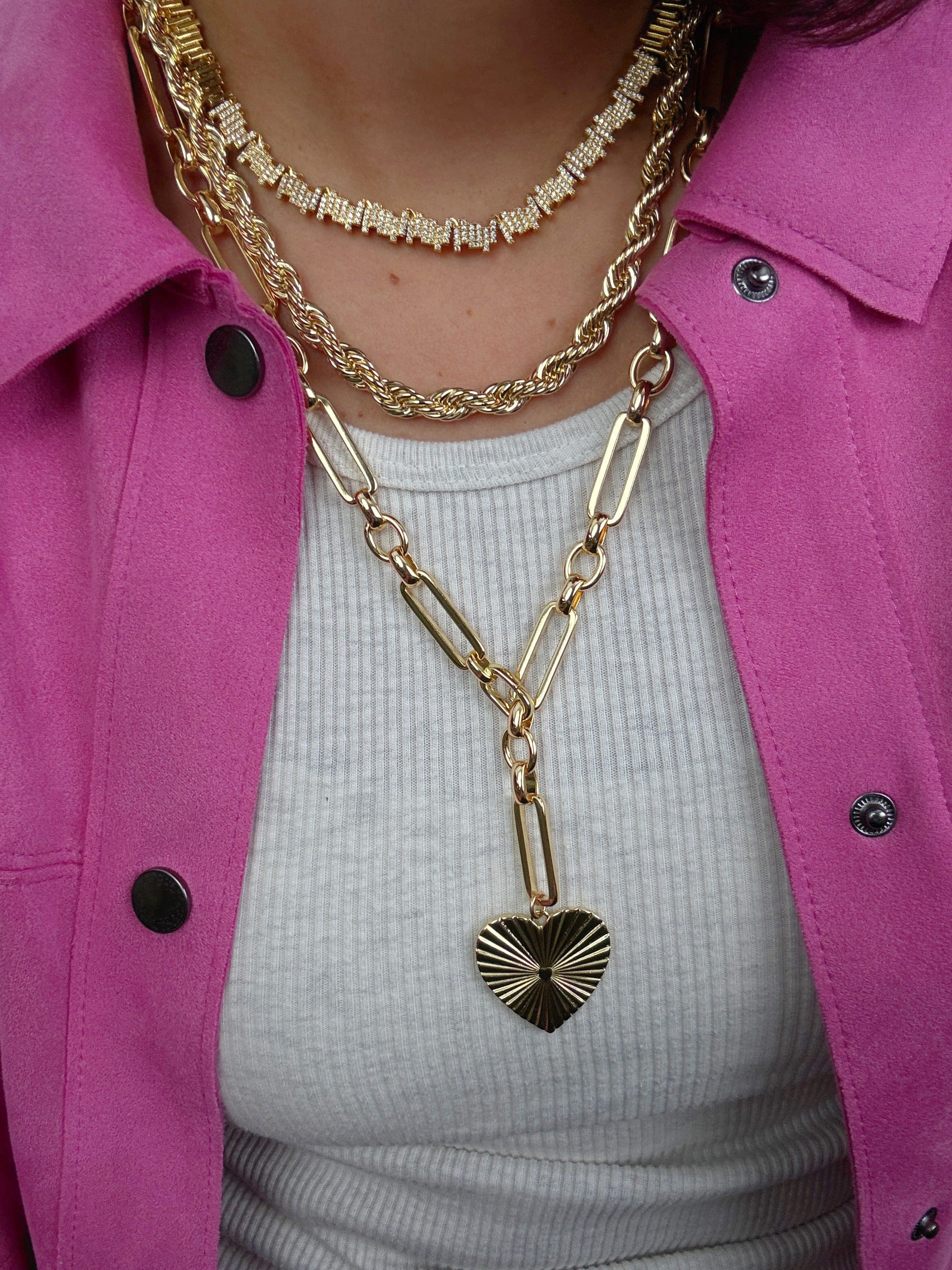 Emile Heart Lariat | BRACHA