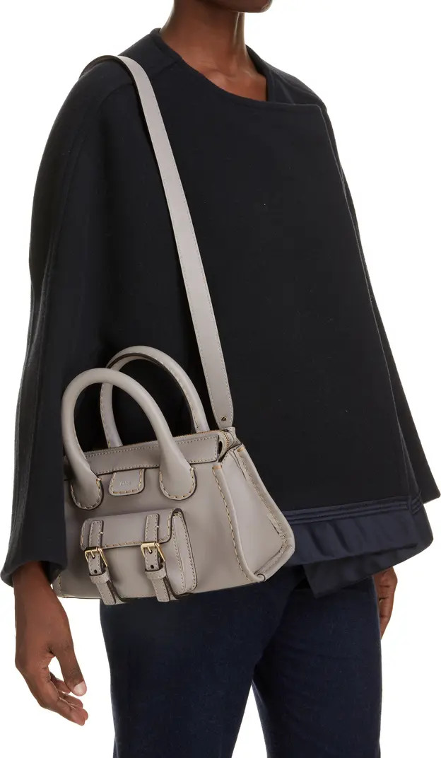 Mini Edith Leather Satchel | Nordstrom