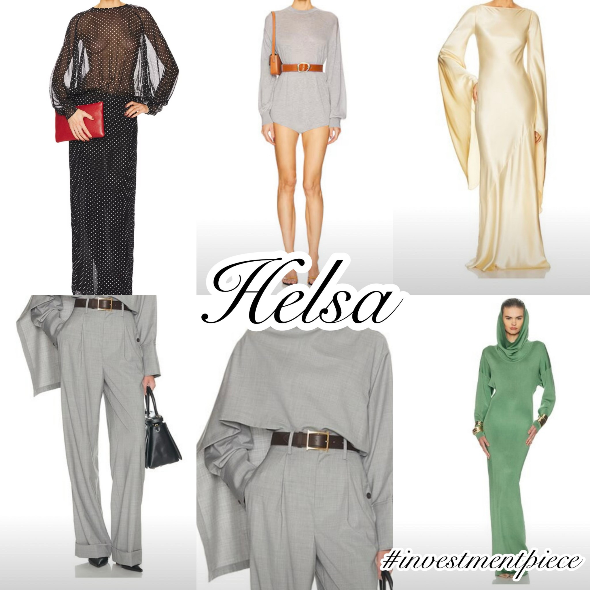 One of my current fave brands? #Helsa And from classic suiting to cheeky rompers, gowns from sheer to shimmer to hooded! Here is my current wishlist from the brand! #investmentpiece 

#LTKSeasonal #LTKOver40 #LTKStyleTip