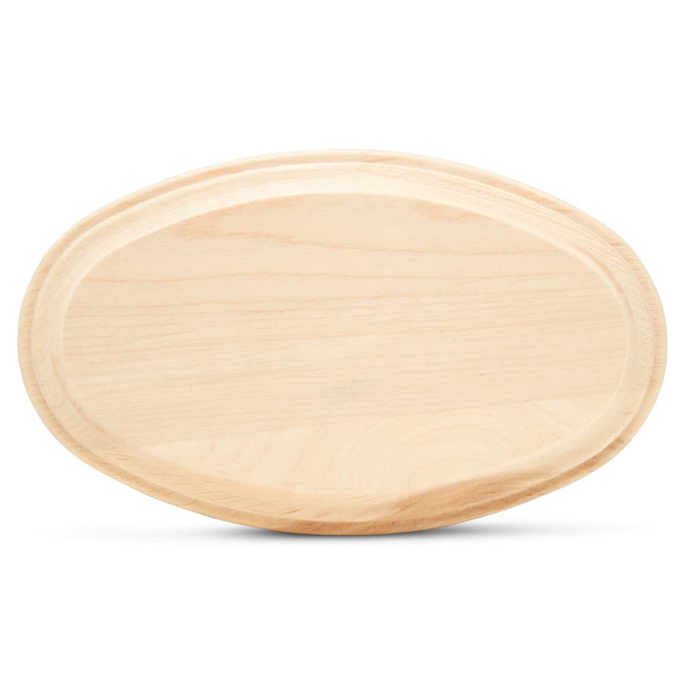 Oval Wood Coasters 5 inch, Pack of 2 Wooden Ornaments for Crafts, Unfinished Wood Crafts, Natural... | Amazon (US)