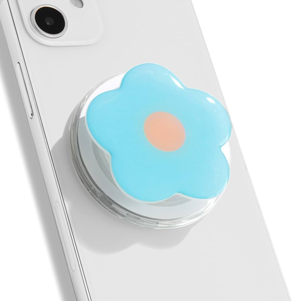 OnTheGrip Compatible with Magsafe Magnetic Authentic Cute Solid Color Daisy Flower Design Collaps... | Amazon (US)