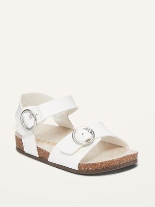 Faux-Leather Double-Buckle Sandals for Baby | Old Navy (US)