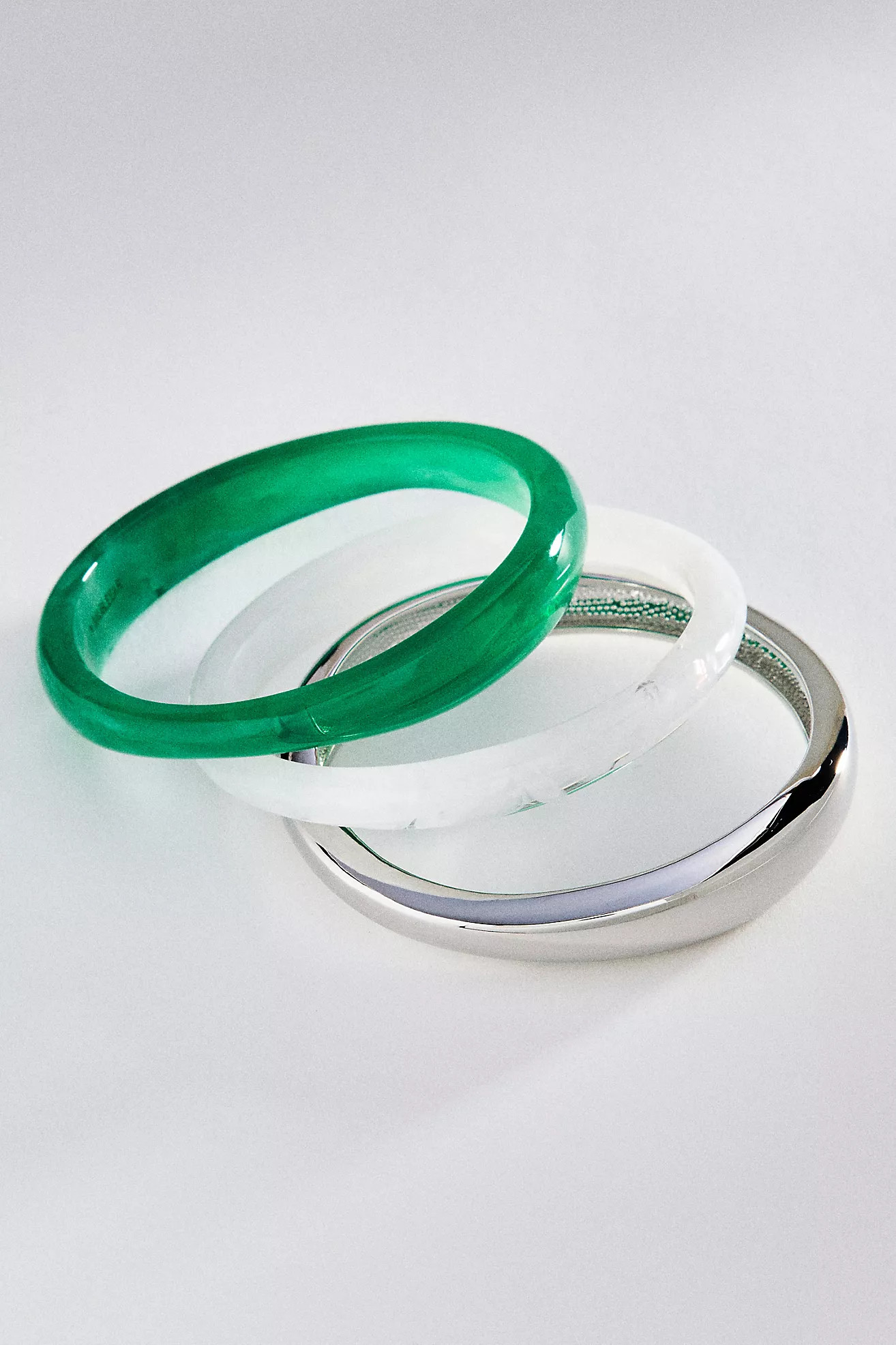 BaubleBar Raven Resin Bangle Bracelets, Set of 3 | Anthropologie (US)