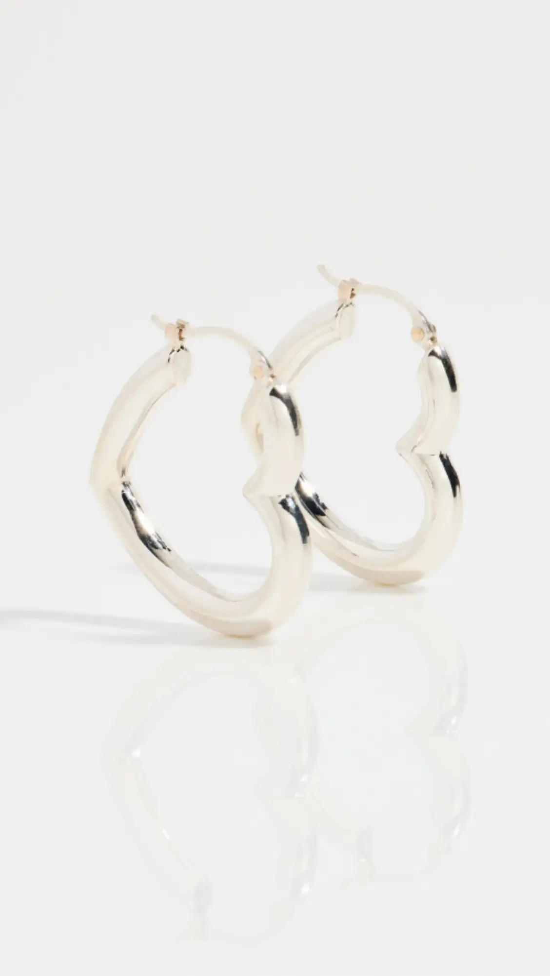 Ariel Gordon Jewelry Heart Helium Hoops | Shopbop | Shopbop