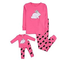 Leveret Kids & Toddler Pajamas Matching Doll & Girls Pajamas 100% Cotton Set (Toddler-14 Years) Fits | Amazon (US)