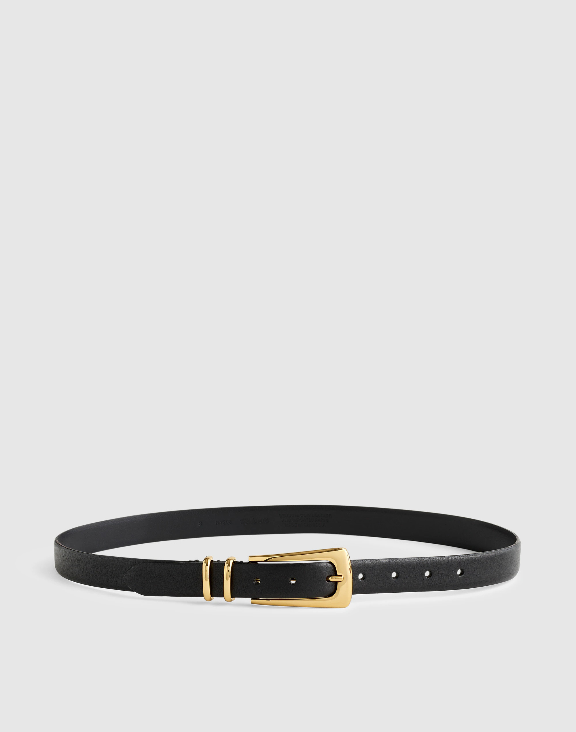 Elongated-Buckle Belt in Suede | Madewell