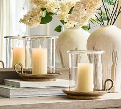 Chamberstick Hurricane Candle Holder | Pottery Barn (US)