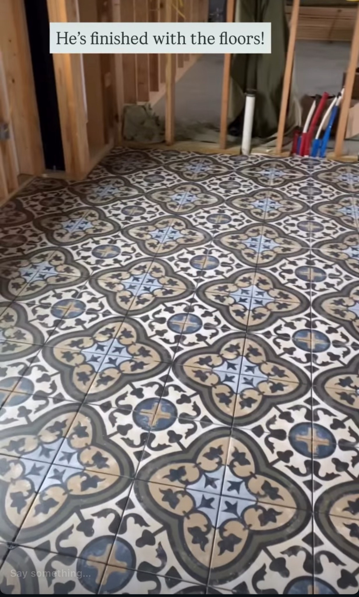 Sharing our new bathroom floor tile 

#LTKHome