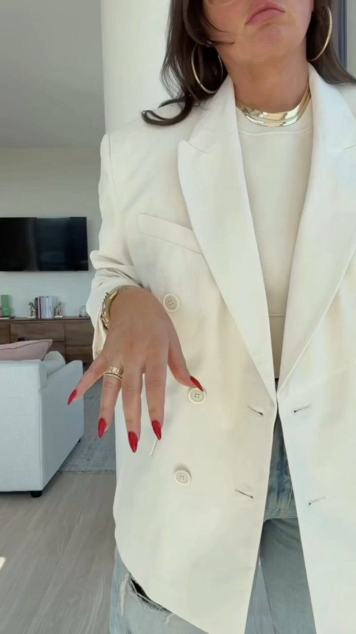 Amazon, Zara, Target, oh my! 
wearing my true size in top
true size / size down in jeans (I’m between sizes rn)
Size up in oversized blazer



#LTKootd #LTKgrwm #LTKOver40

#LTKSeasonal #LTKdayinmylife #LTKootd