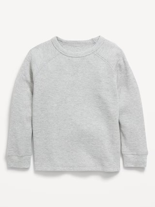 Long-Sleeve Thermal Knit T-Shirt for Toddler Boys | Old Navy (US)