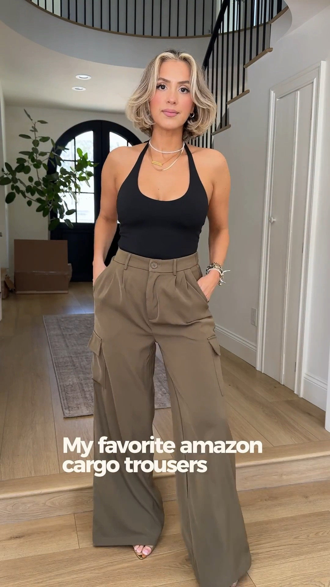 my favorite Amazon trousers with cargo pockets! I’m wearing a size small 💫👌🏼

#LTKgrwm #LTKootd #LTKU