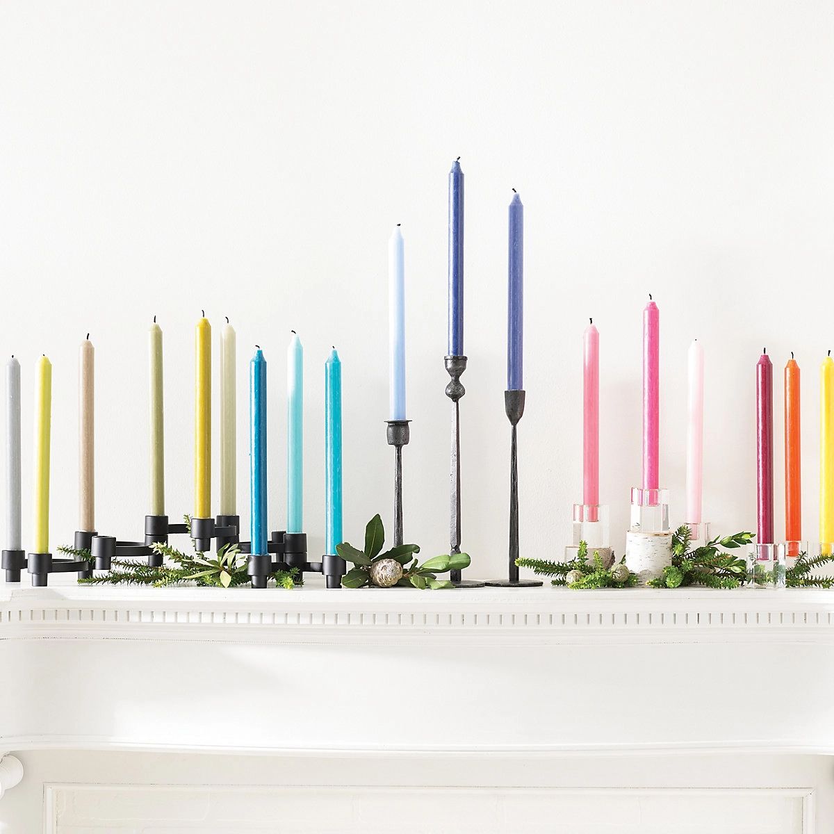 Rose Palette Taper Candles | Annie Selke