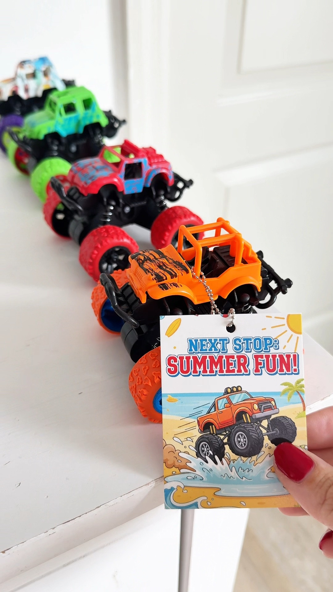 End of the year class gifts Monster Trucks