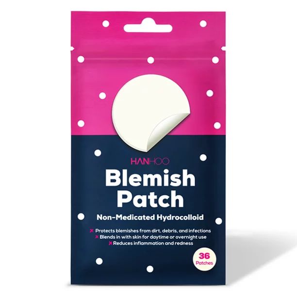 Hanhoo Blemish Patch with Hydrocolloid, Non Medicated, For All Skin Types, Acne Treatment, 36 Ct. | Walmart (US)