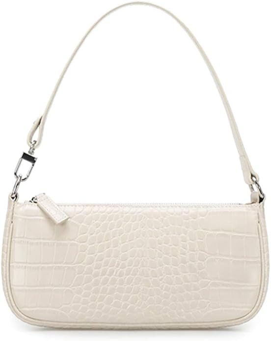 TOBOTO Retro Classic Clutch Croc Tote Bag Shoulder HandBags, Crocodile Purses with Zipper Closure... | Amazon (US)
