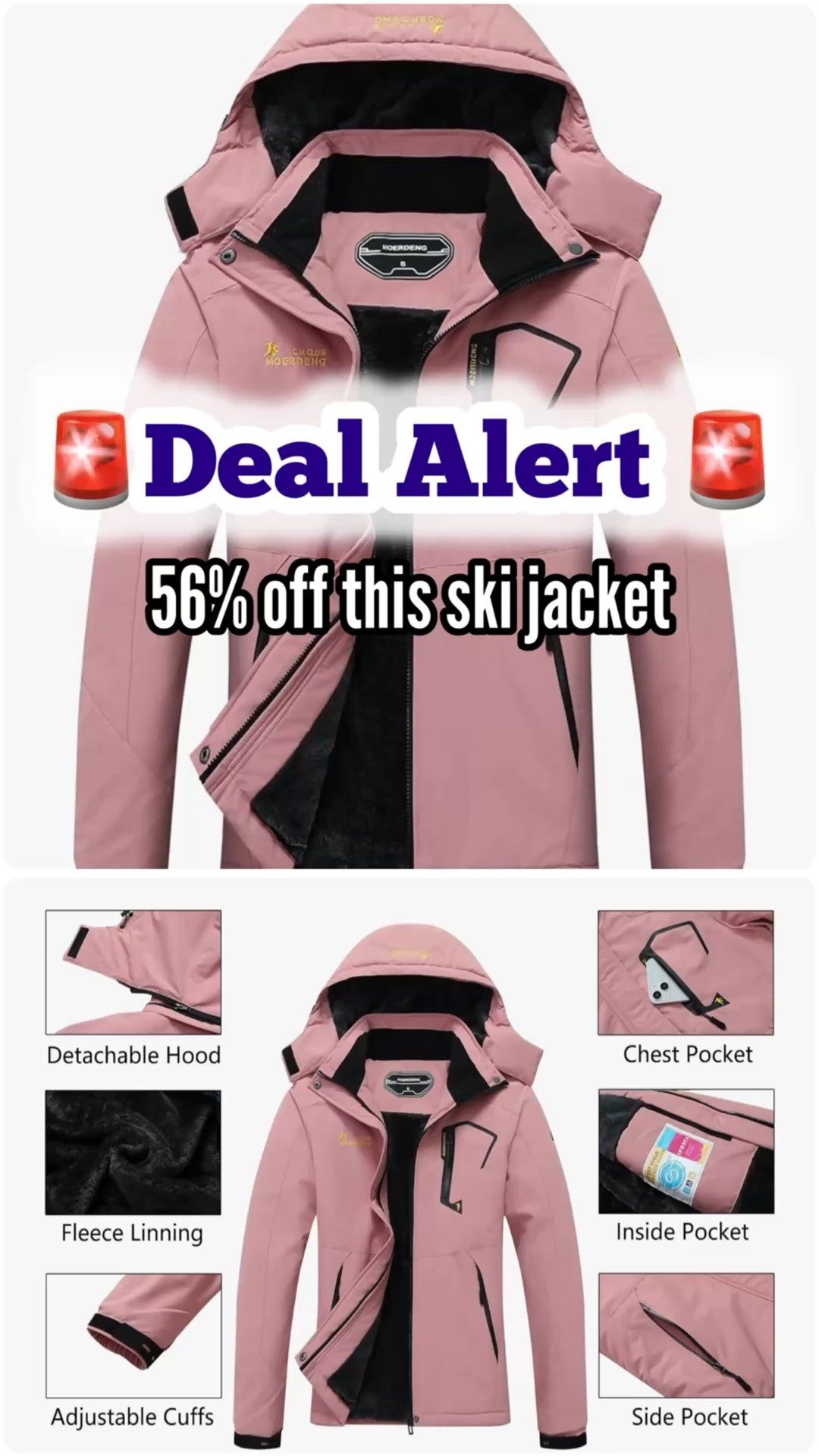 This Amazon #1 Best Seller is one of those rare finds that actually does everything 🙌
✔️ Comes in 13 colors
✔️ ⭐️⭐️⭐️⭐️⭐️ rated by 27,000+ shoppers
✔️ Works as a ski jacket AND everyday winter coat

It’s waterproof + windproof, keeps you warm without feeling bulky, and somehow manages to be lightweight, flattering, and breathable (aka no sweaty mess 🥵). The adjustable cuffs seal in warmth, the soft inner lining blocks wind, and the pockets are chef’s kiss—including an easy-access phone pocket.

Perfect for ⛷️ skiing, 🏂 snowboarding, snowy walks, winter travel, or just freezing sidelines at kids’ games. Relaxed fit, true to US sizing, and a removable hood for extra versatility.

One reviewer said it best: “Looks good, isn’t stiff, doesn’t bulk you up, and keeps you warm without overheating.”
Yes please 👏

🔗 Linked here so you can grab it before this deal melts away! ☃️

#LTKSeasonal #LTKActive #LTKSaleAlert