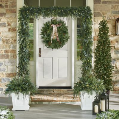 Farmhouse Christmas Cordless Greenery | Grandin Road