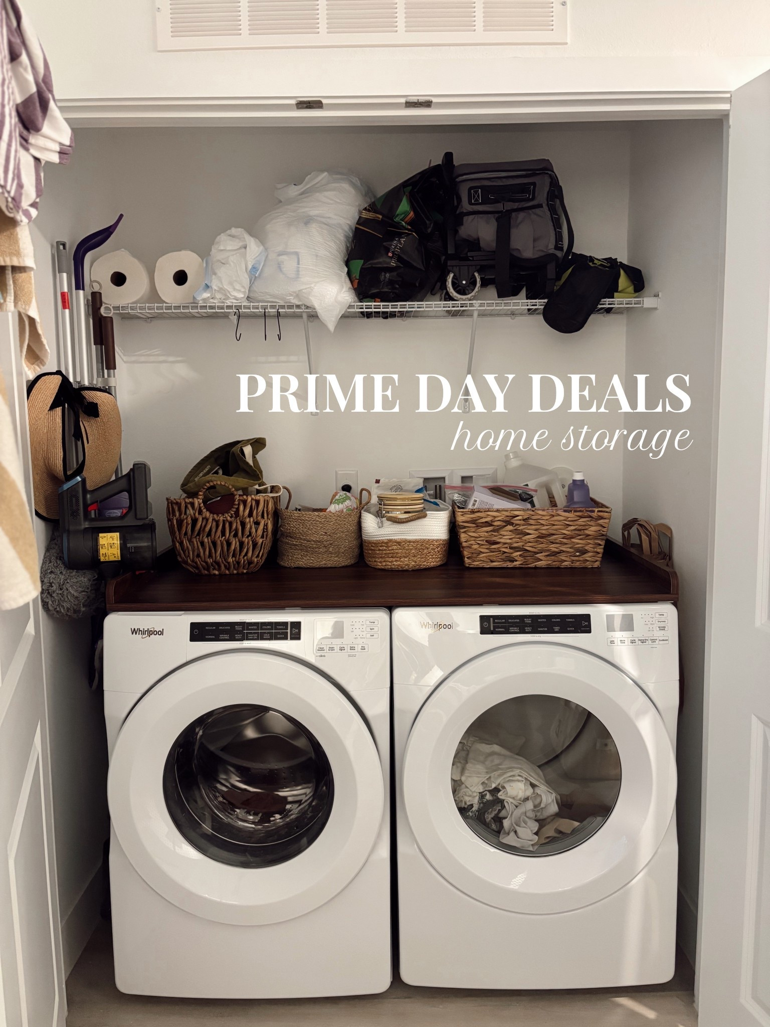 Washer and dryer storage! This has been a game changer for me!

#LTKSaleAlert #LTKHome #LTKU