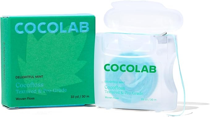 Cocofloss Expanding Woven Dental Floss by Cocolab, Waxed Tooth Floss for Daily Oral Care, Coconut... | Amazon (US)