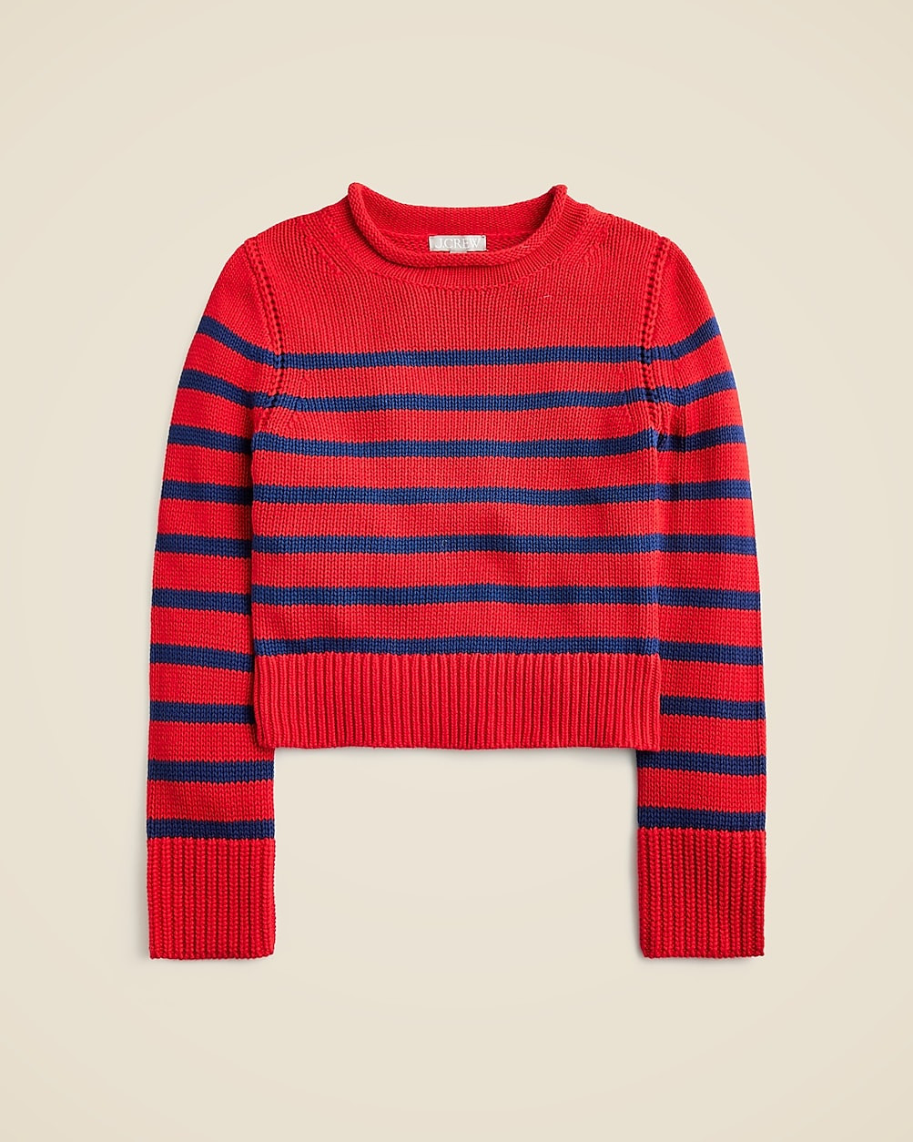 Heritage cotton Rollneck&trade; sweater in stripe | J. Crew US