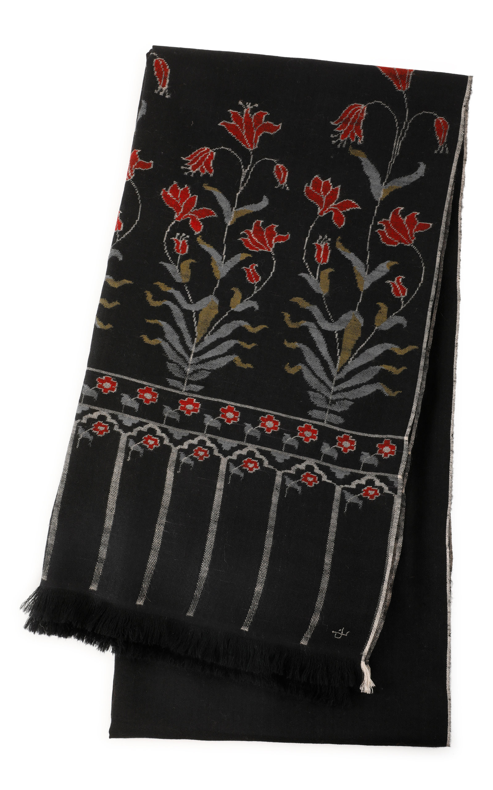 Handloomed Kani Weave Shawl | Moda Operandi Global