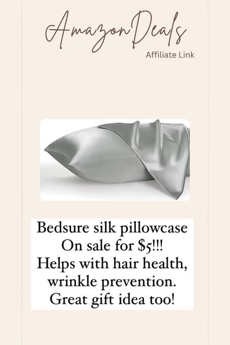 Silk pillowcase on major sale 
Bedding 
Hair 
Amazon home 

#LTKFindsUnder50 #LTKHome #LTKStyleTip