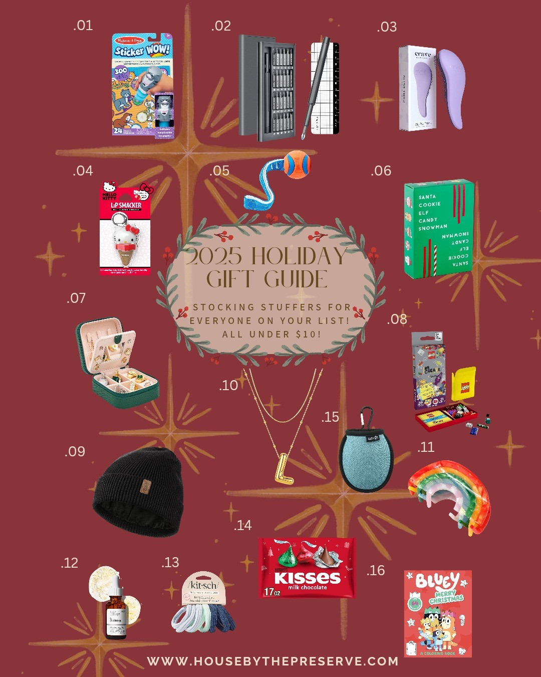 I’ve rounded up the ultimate list of budget-friendly stocking stuffers that are perfect for everyone on your list, and the best part is they are all under $10! From cute beauty finds and handy gadgets to fun treats for the kids, these curated little treasures prove you don't have to spend a fortune to gift something special. 🎄✨

#LTKGiftGuide #LTKHoliday #LTKFindsUnder50