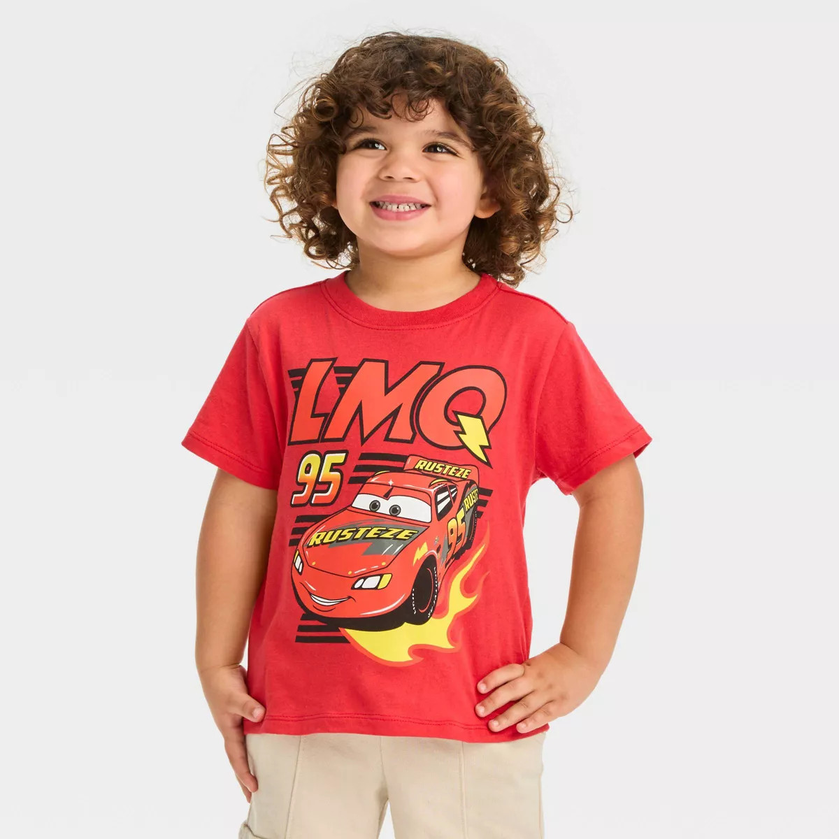 Toddler Boys' Disney Cars T-Shirt - Red 3T | Target