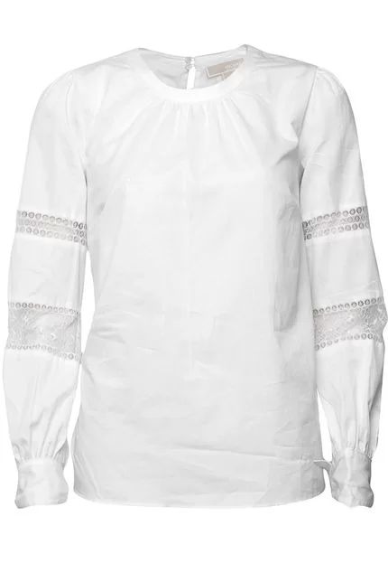 Camisa Michael Kors Poplin Branco | Dafiti BR