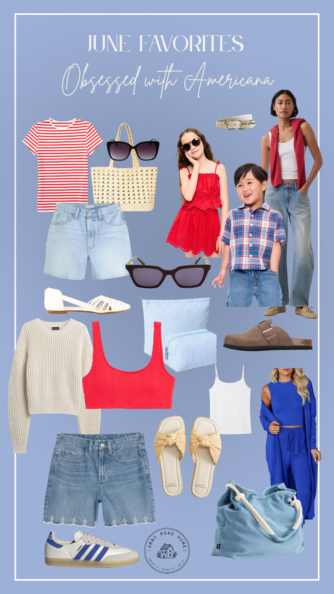 June's favorites are here. 🇺🇸✨

I've been completely inspired by Americana this month—timeless denim, classic stripes, pops of red, crisp whites, woven textures, and effortless summer staples you'll reach for again and again.

Everything in this roundup is linked in my LTK for easy shopping. ❤️🤍💙

#LTKStyle #LTKSummer #AmericanaStyle #SummerWardrobe #CoastalStyle #ClassicStyle #CapsuleWardrobe #SummerFashion #LTKFinds #EverydayStyle 

 