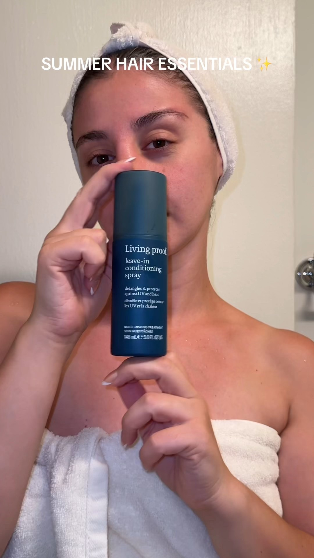 Favorite hair essentials - year around but especially for the summertime because the conditioning spray protects my hair from uv rays and the dry shampoo takes care of summer sweat 😓😅

#LTKBeauty