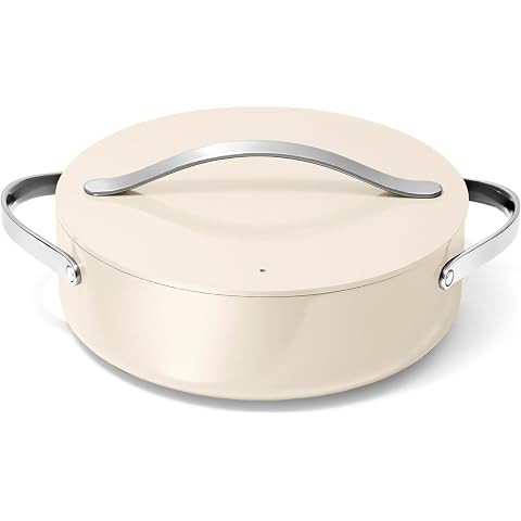 Caraway Dutch Oven Pot with Lid (6.5 qt, 10.5") - Non-Stick Ceramic Coating - Free From Forever C... | Amazon (US)